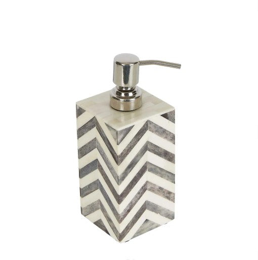 Classic Mother of Pearl Bedside Table in Grey