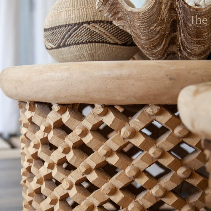 Bamileke Table in Natural
