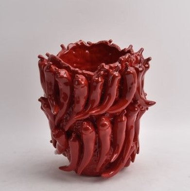 Chilli Vase in Red