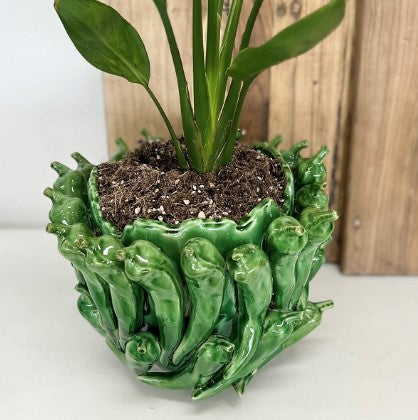 Chilli Vase in Green