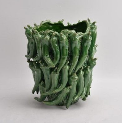 Chilli Vase in Green