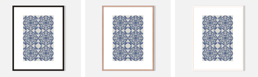 Blue Tile V Artwork