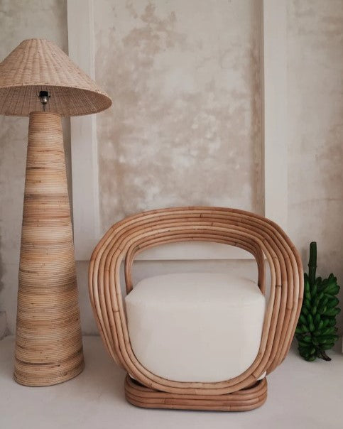 Rattan Retro Beach Chair