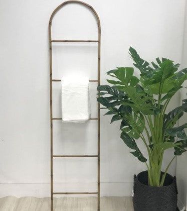 Bamboo Coated Metal Ladder in Natural