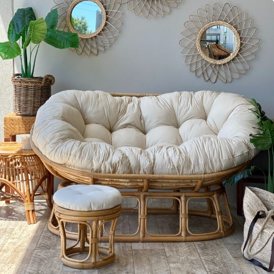 Premium Papasan Loveseat