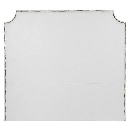 Serena Bedhead in Cool Grey Linen