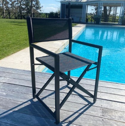 Palma Aluminium Director's Chair - Pair
