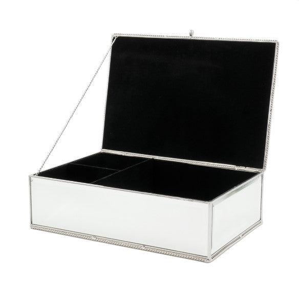 Silver & Glass Box