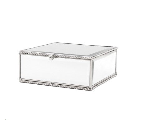 Silver & Glass Box