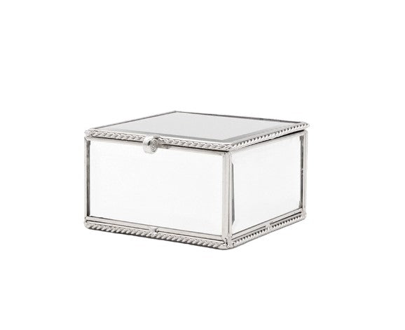 Silver & Glass Box