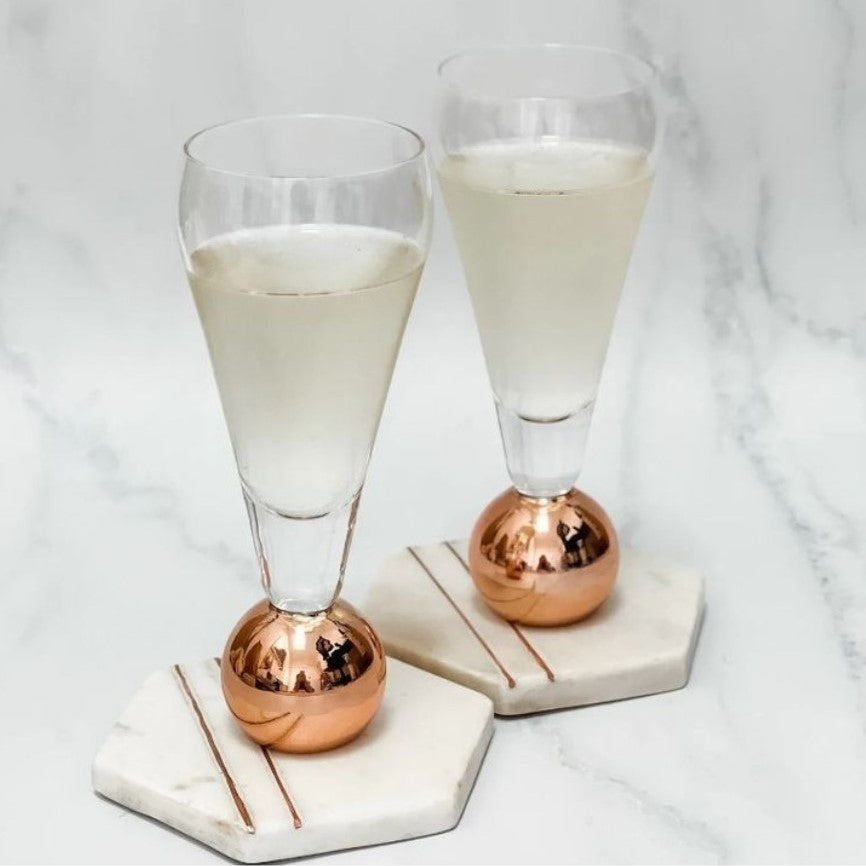 Manhattan Stemless Champagne Glasses
