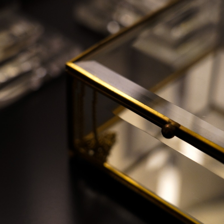 Brass & Glass Display Box - Small