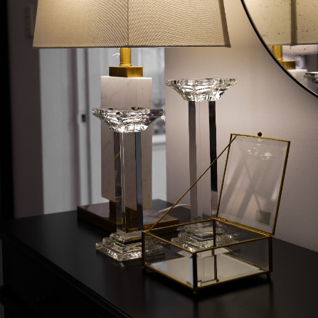 Brass & Glass Display Box - Small