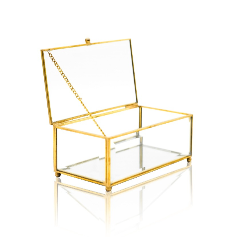 Brass & Glass Display Box - Small