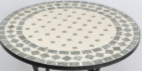 Observatory Mosaic Table & 2 Chair Setting
