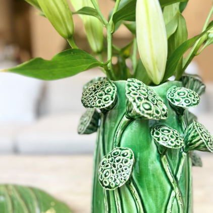 Lotus Seed Pod Vase