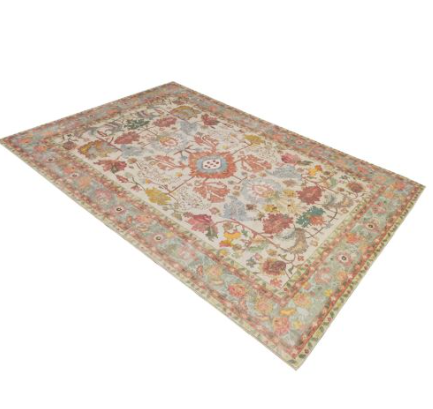 Mamma Blue Machine Washable Rug