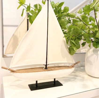 Tiwi Sailboat in White