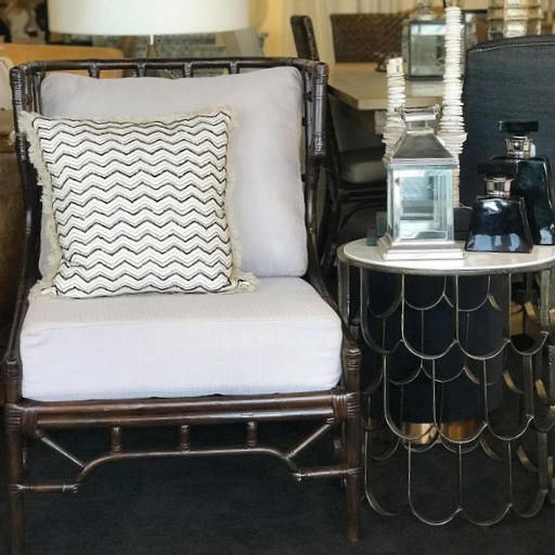 Fishscale Side Table