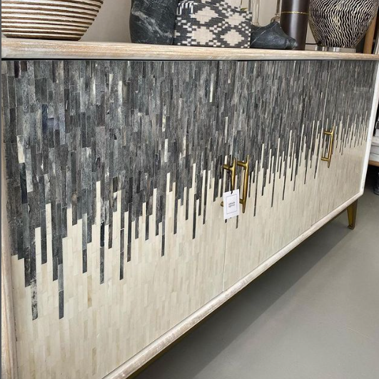 Bone Inlay Sideboard in Ombre