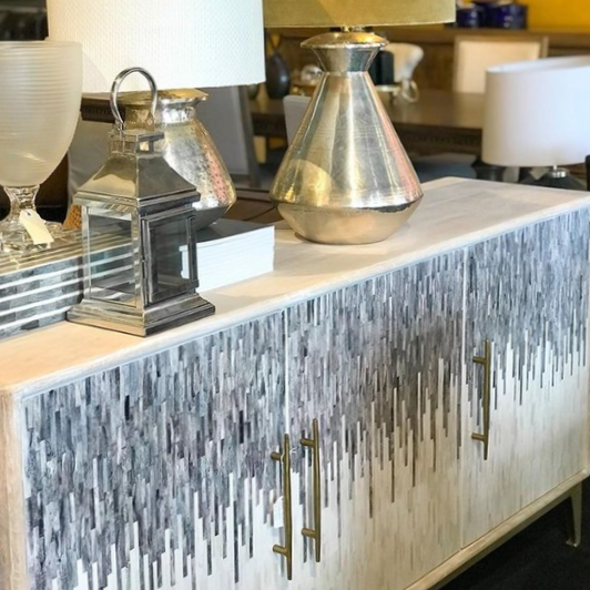 Bone Inlay Sideboard in Ombre
