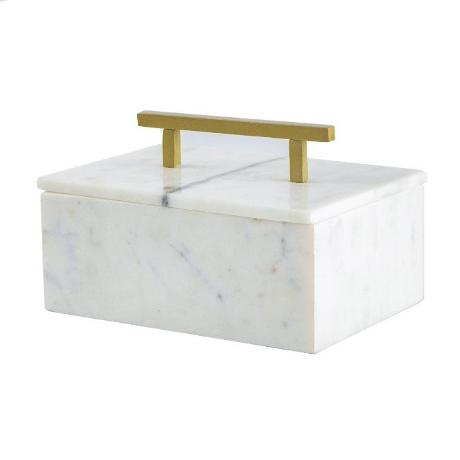 White Marbled Box