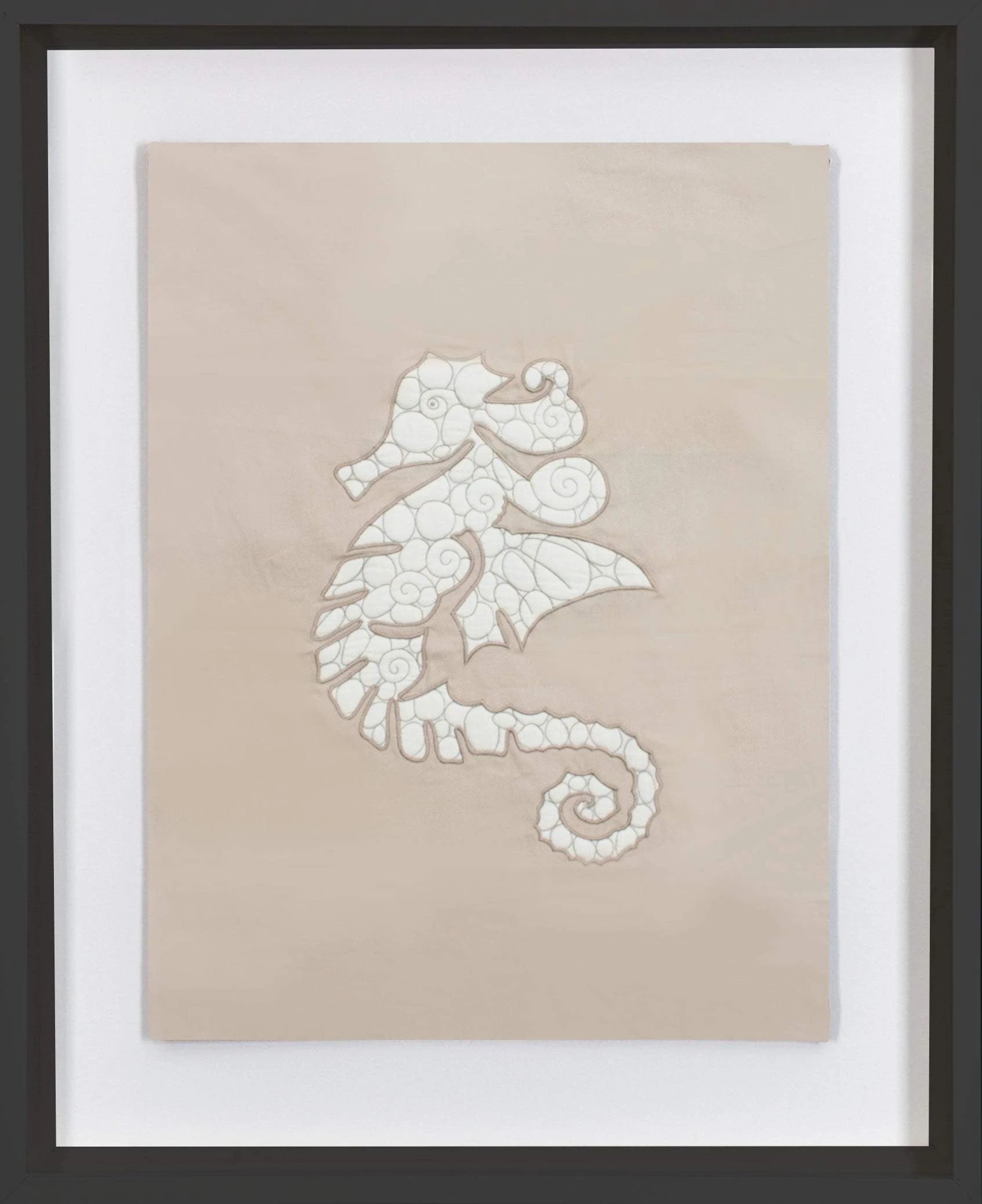 Sea Horse Artwork in Natural