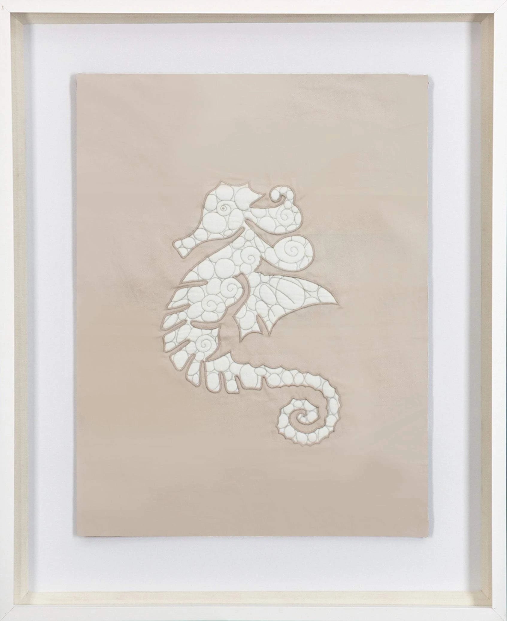 Sea Horse Artwork in Natural