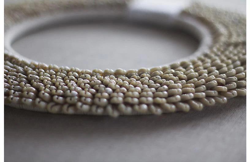 Shell Ring Natural on Natural Artwork