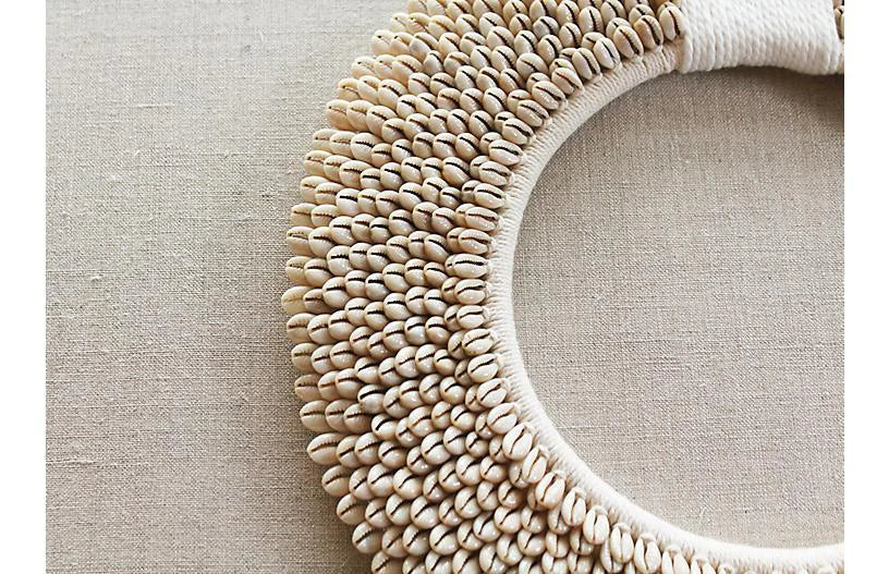 Shell Ring Natural on Natural Artwork