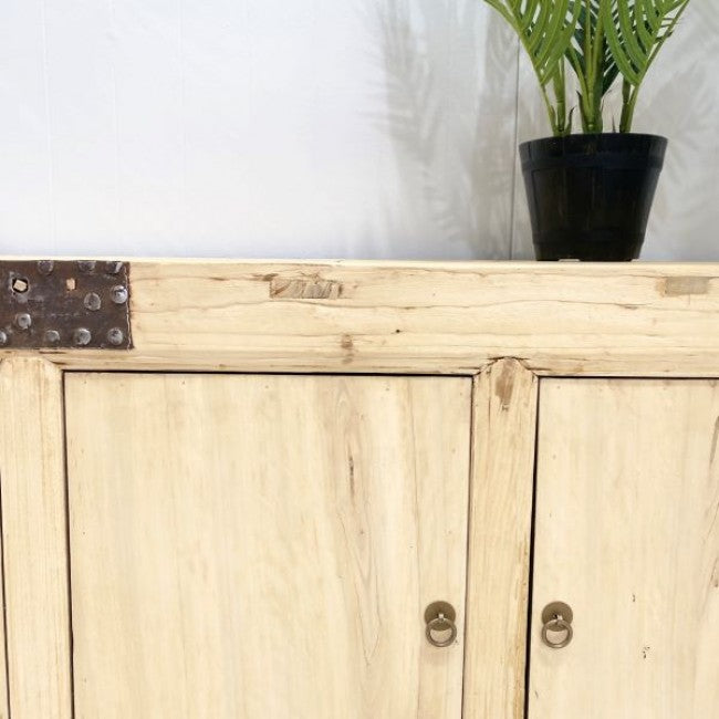Palu Recycled Timber Four Door Sideboard