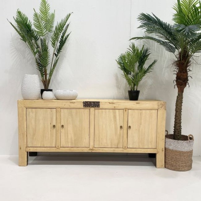 Palu Recycled Timber Four Door Sideboard