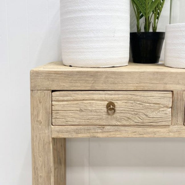 Palu Recycled Timber Hall Table