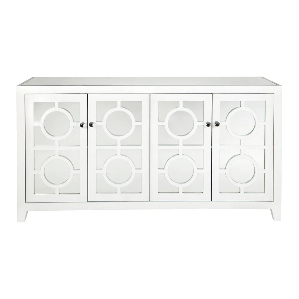 Stockton Mirrored Buffet in White