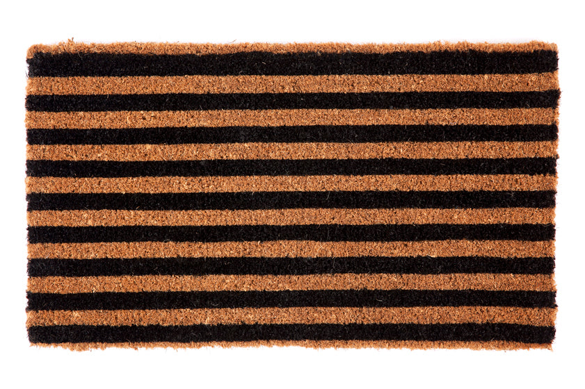 Straight Lines 100% Coir Door Mat
