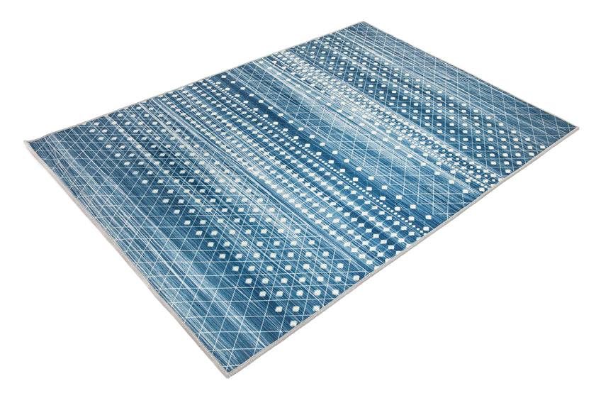 Subarashi Non-Slip Rug in Navy - Clearance