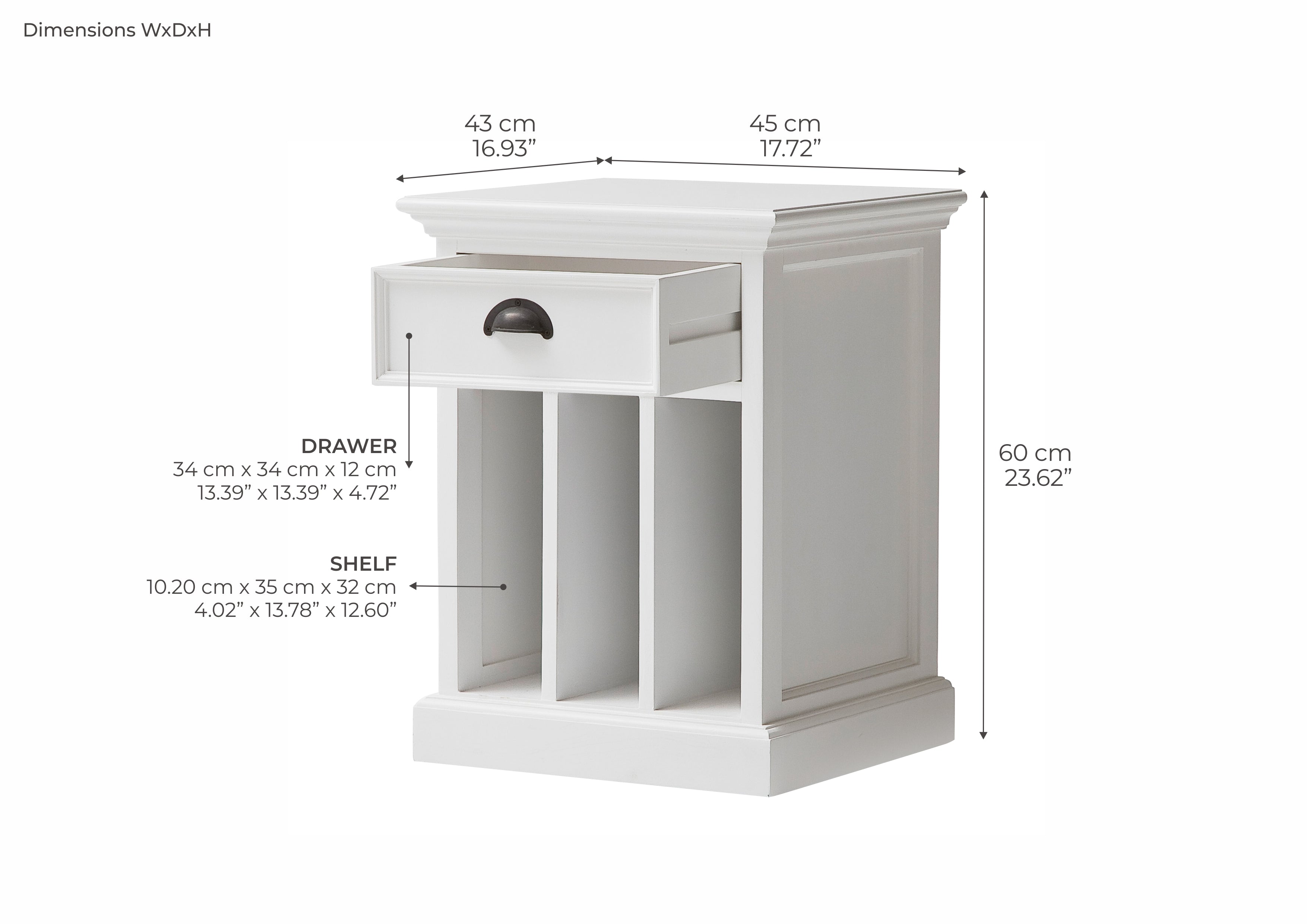 Maine Bedside Table