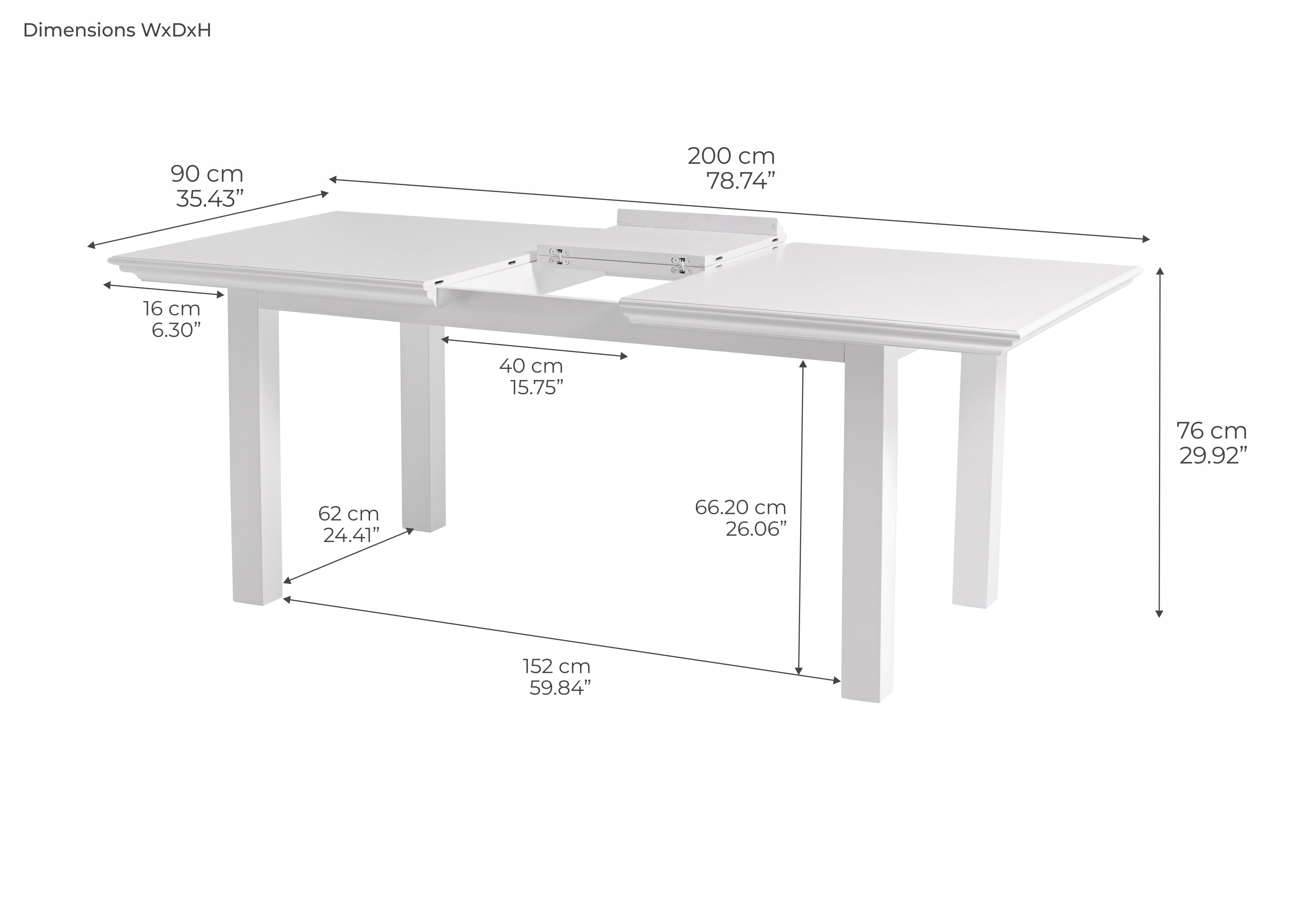 Maine Dining Extension Table