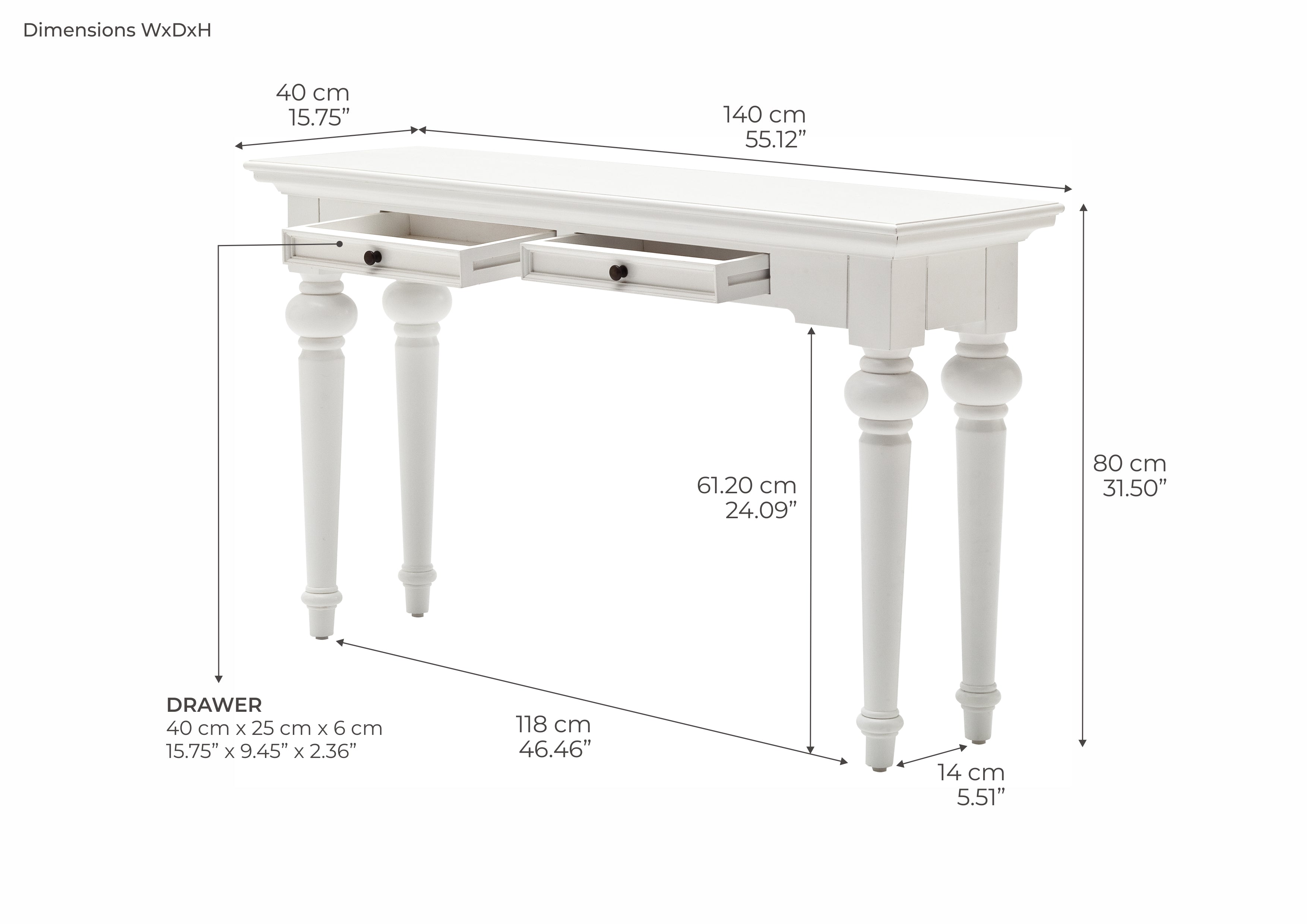 Tiana Beach Console Table