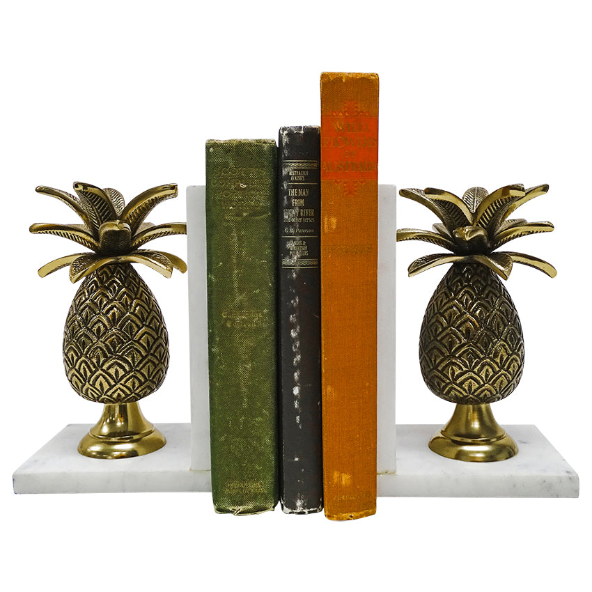 Luxe Pineapple Bookends