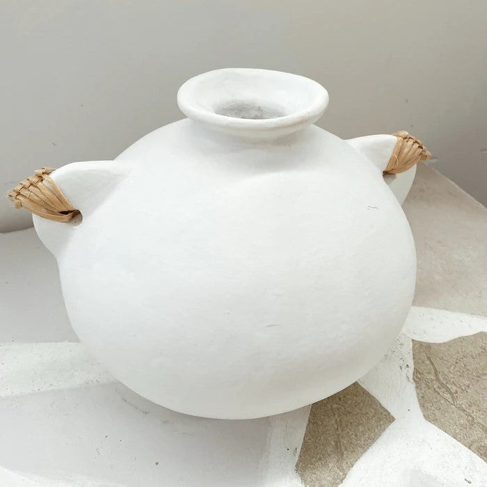 The Acapulco Pot in White