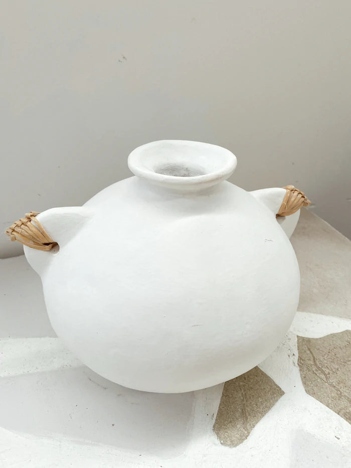 The Acapulco Pot in White