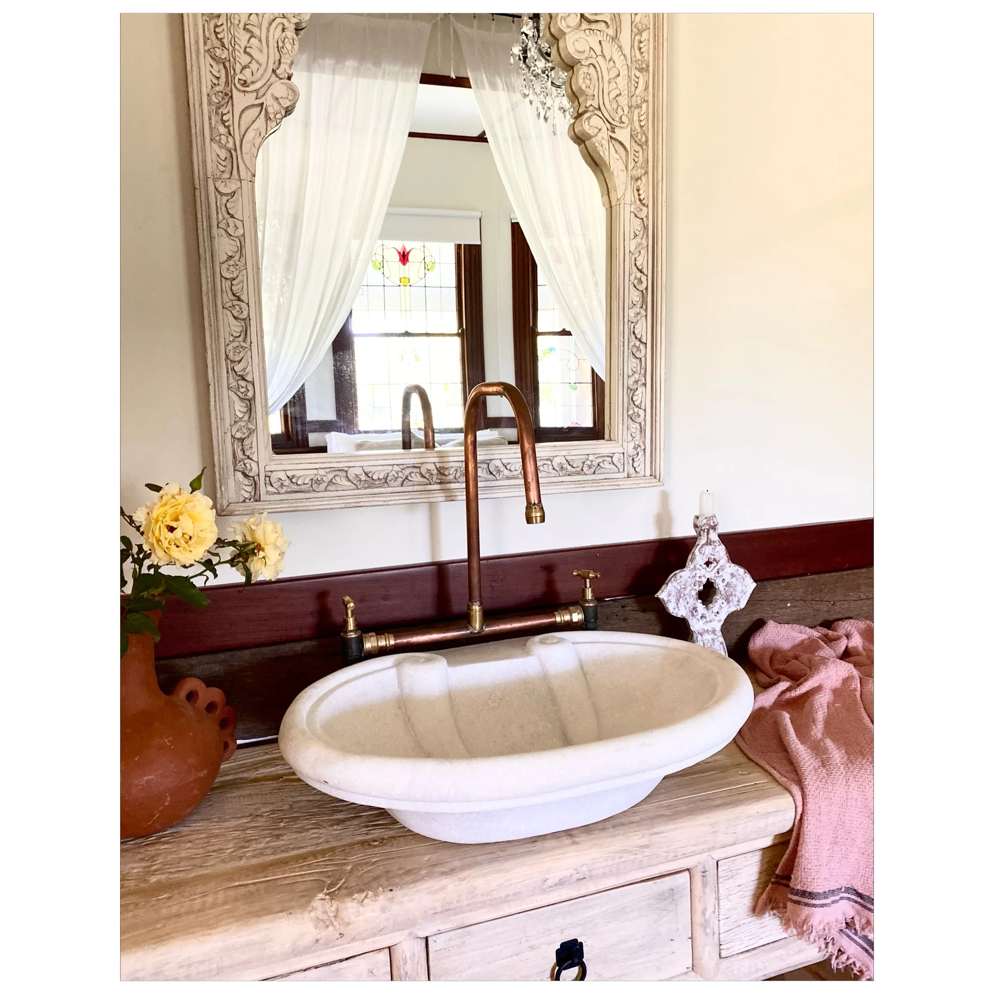 The 'Dakini' Marble Basin