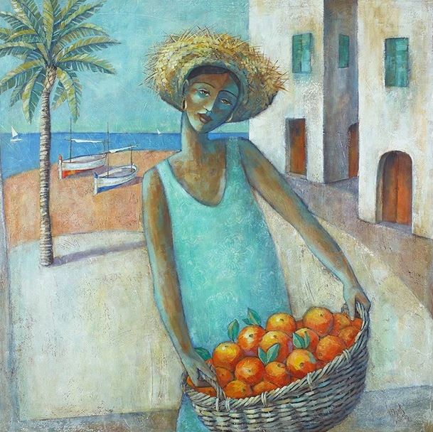 The Girl From Soller Wall Art