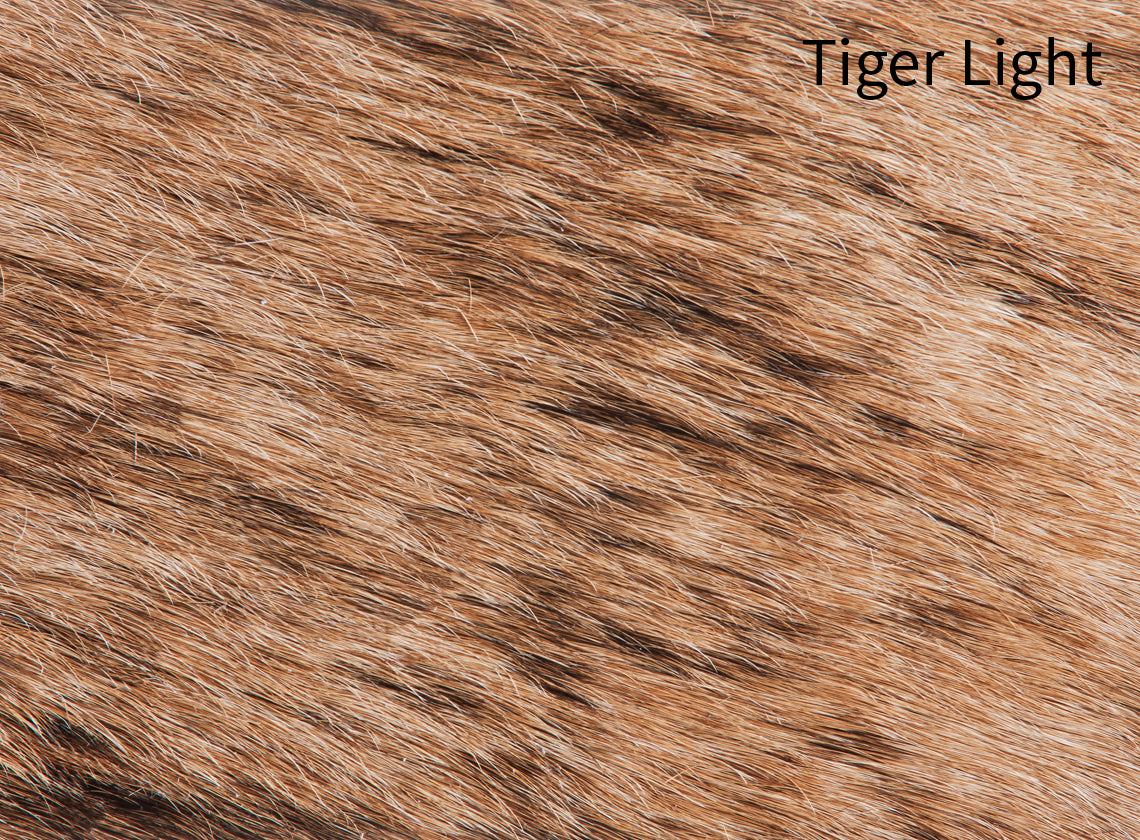 Tiger Print Cow Hide Rug