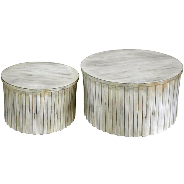 Hali Wood Tables - Set of 2