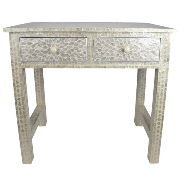 Capiz Inlay Console