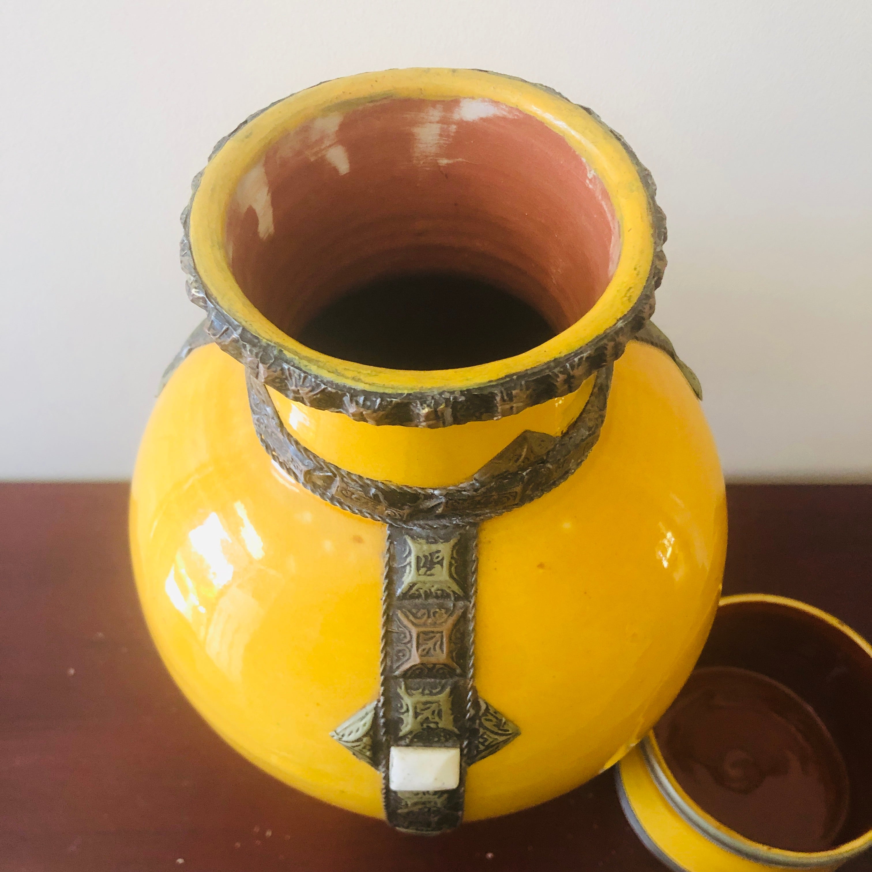 Jardin Majorelle Ceramic Urn with Bone