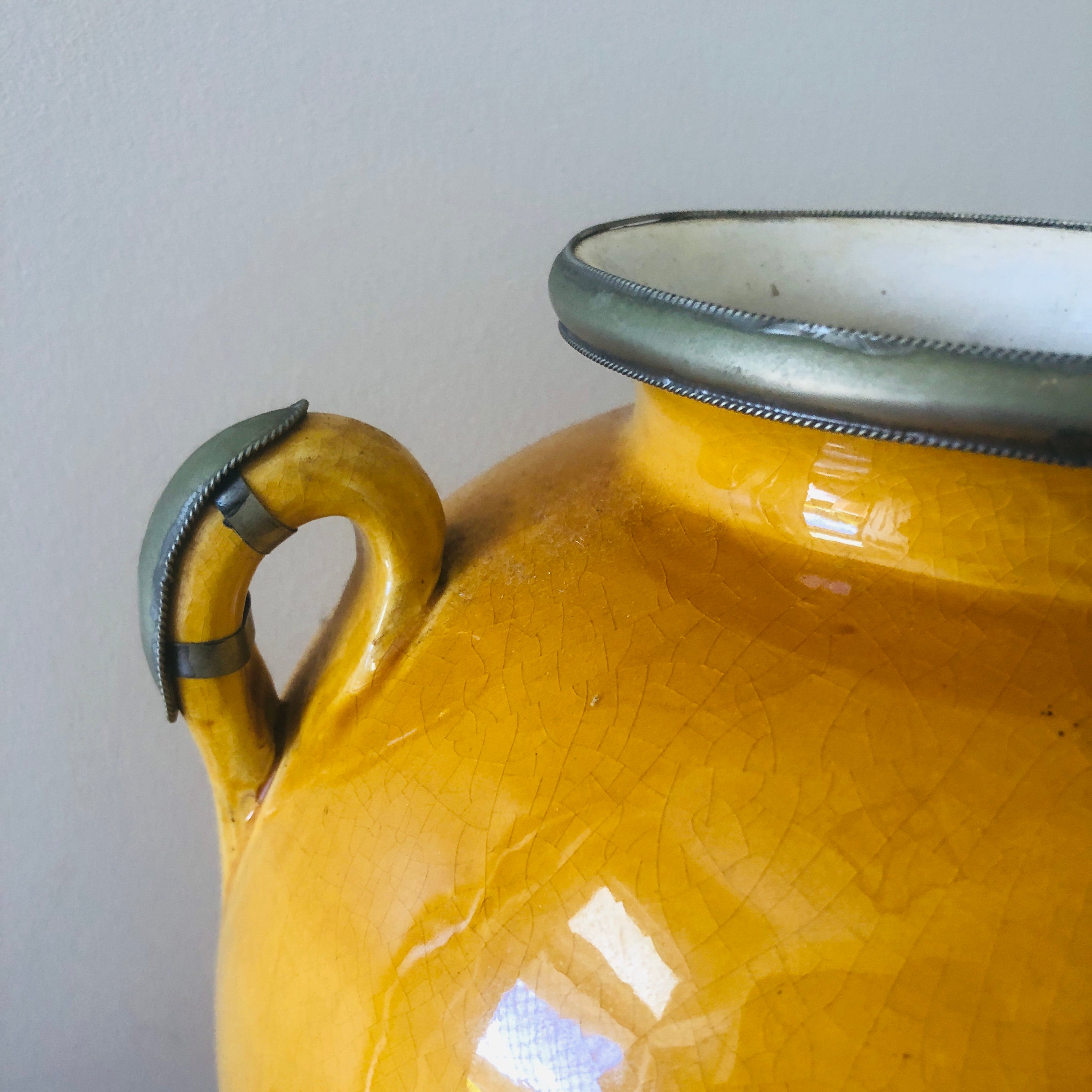 Jardin Majorelle Ceramic Urn with Handles