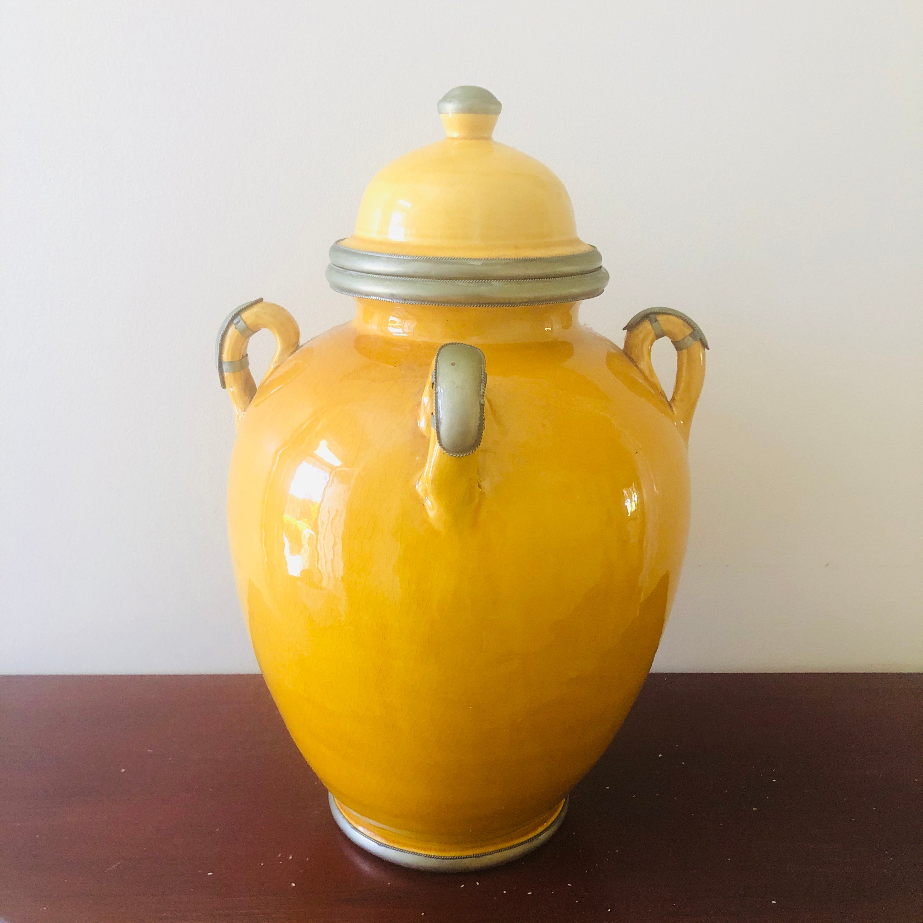 Jardin Majorelle Ceramic Urn with Handles